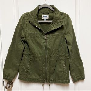 Old Navy Green Utility Jacket Size Small
